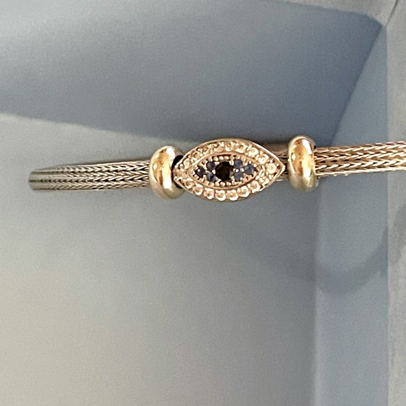 Evil-eye Sterling Silver Cuff Bracelet